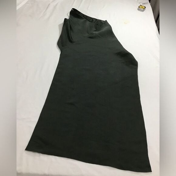 Narciso Rodriquez One Shoulder High Low Hem Satin Blouse Size 44 - Picture 5 of 9